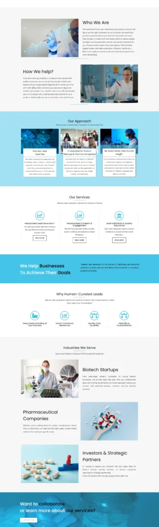 Targeted Leads Discovery Center - TLDC - home page picture full